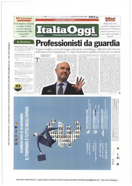 Italia oggi : quotidiano di economia finanza e politica